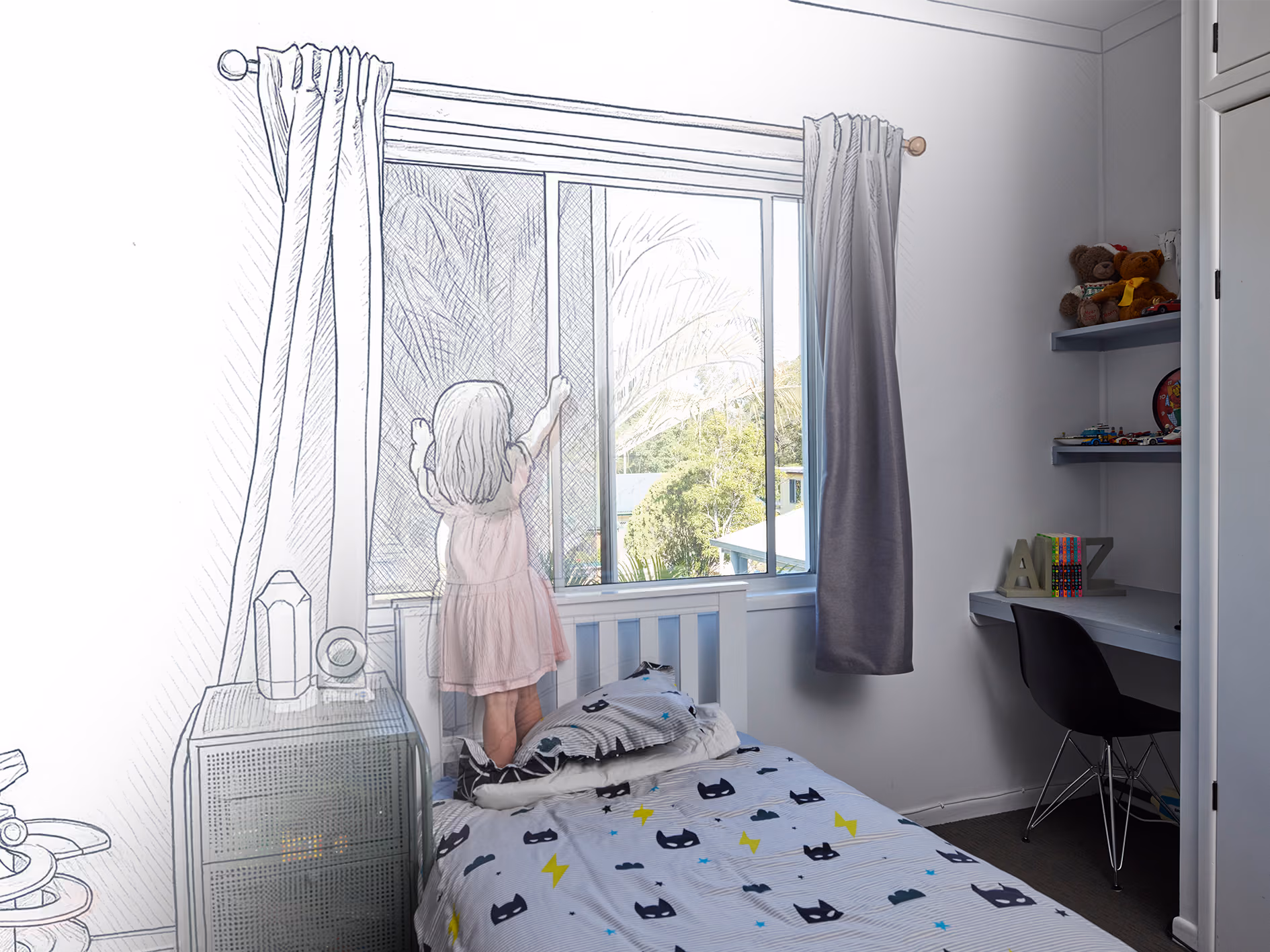 Prevent window falls